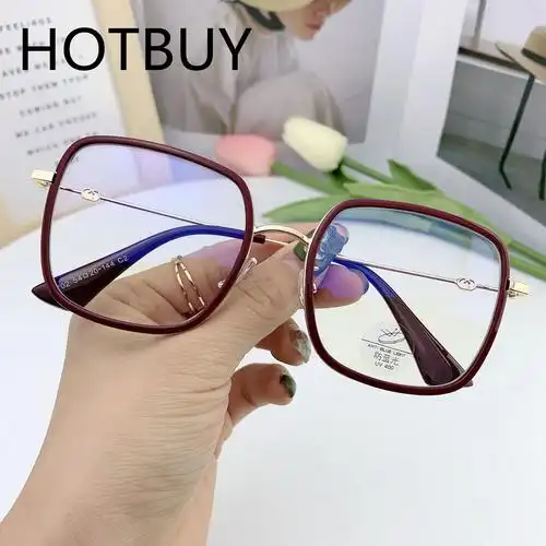 新款tr90潮超轻透明文艺女韩版网红复古近视眼镜框架0702