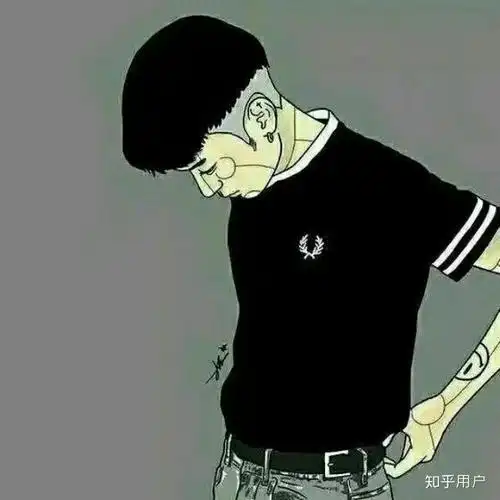 头像社会人男生拿刀