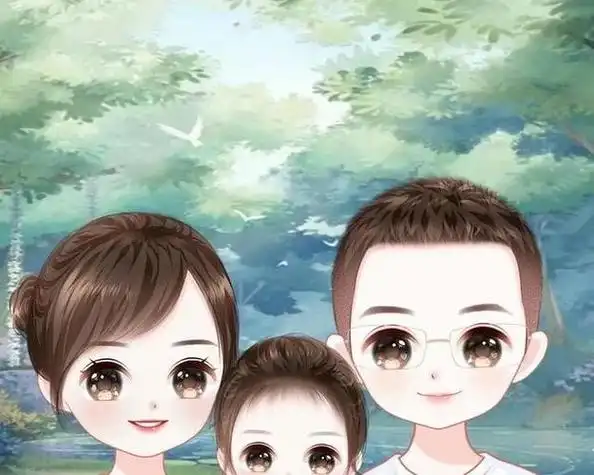 微信头像一家三口三个儿子图片 微信头像图片大全 -【爱个性】