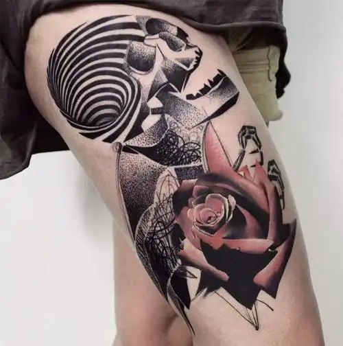 纹身 | 混沌故障艺术