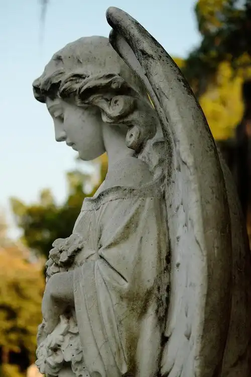 鱼虫的相册-天使雕像