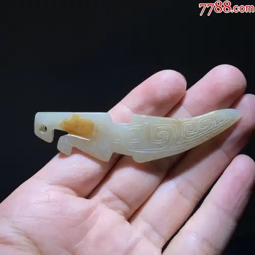 商周玉器商代玉螳螂高古玉螳螂玉佩饰西周玉螳螂老玉挂件