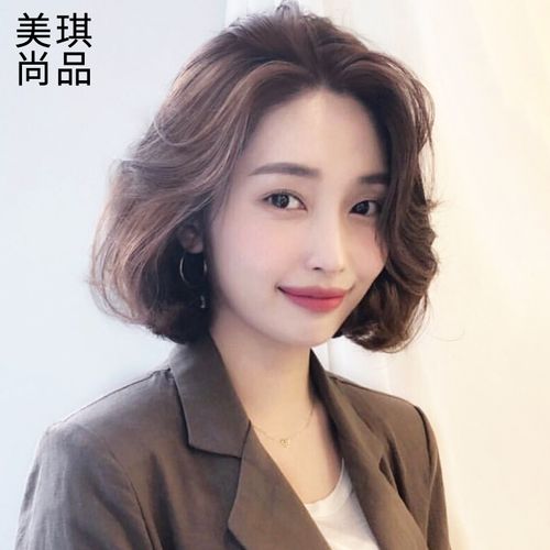 短发假发女韩短卷发