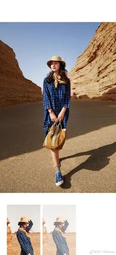 新面孔模特:王一出镜"渔"2019秋季广告