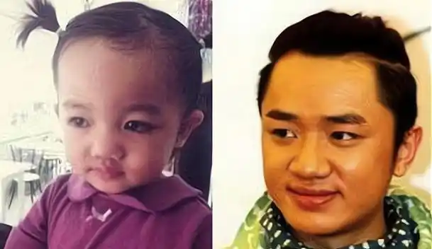 王祖蓝这个小姑娘萌萌的,竟然和王祖蓝长得那么像.