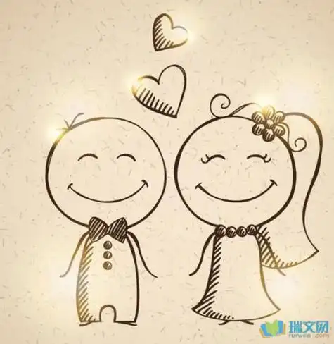 结婚纪念日简笔画电子版大全(结婚纪念日简笔画小红书) -【爱个性】