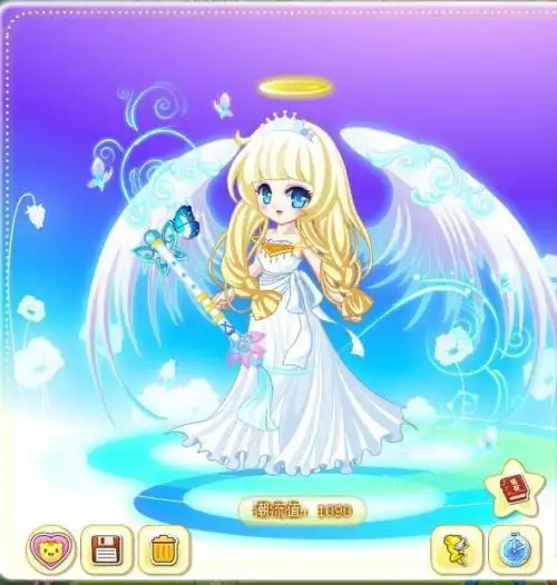 天使公主故事简笔画