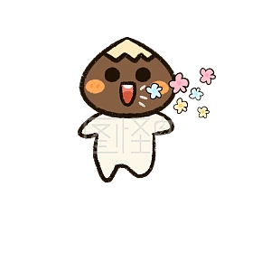 黄色    卡通     栗子     口吐芬芳     表情包