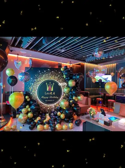 26岁女士成人生日派对ktv包间布置生日派对布置