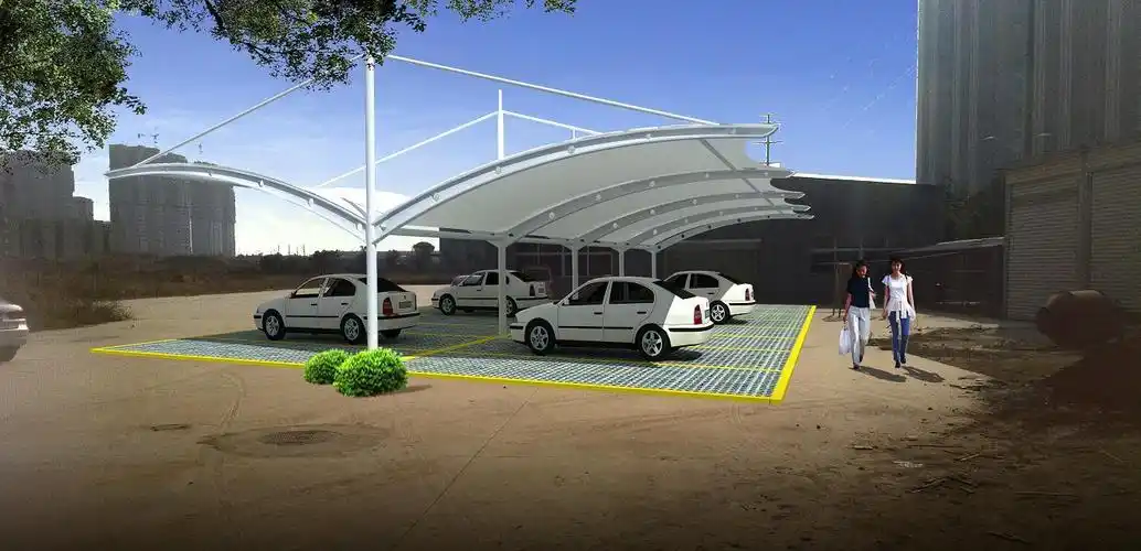 停车棚 膜结构汽车棚 自行车棚 电动车棚 诚发厂家定做批发