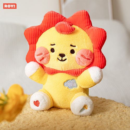 roy6莱阳25cm录音玩偶 卡通可爱声光公仔毛绒抱枕 line friends