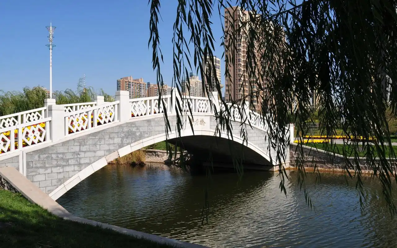 天津南翠屏公园风景图片桌面壁纸