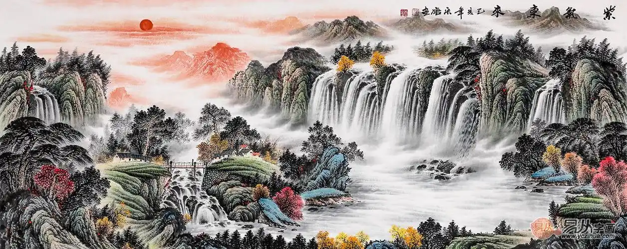 家中挂画怎么选 山水画给你十足的品位