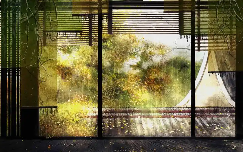 【古风水墨庭院板绘合集】持续更新中