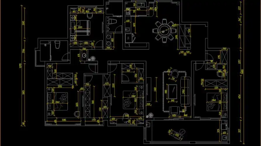 家装全套施工图|空间|家装设计|lucky朵_原创作品-站酷zcool