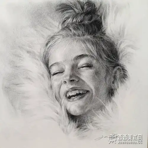 韩国艺术家jori肖像素描画作品欣赏【45p】_西西美术网