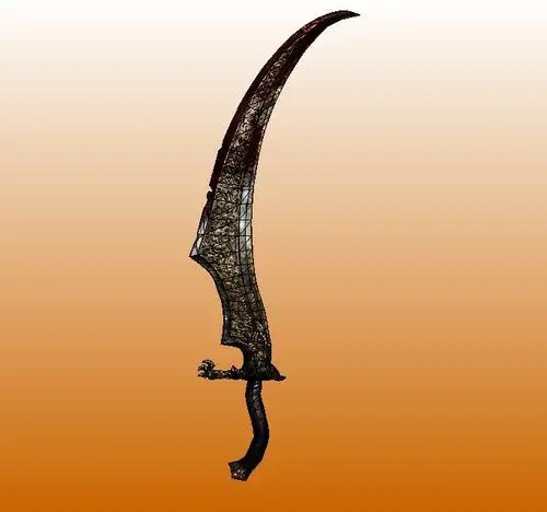 (今日10折)无主之地2 zer0 sword剑 手工制作diy游戏周边纸模型道具14