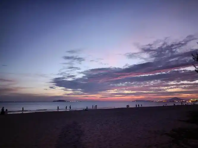 三亚海边傍晚风景