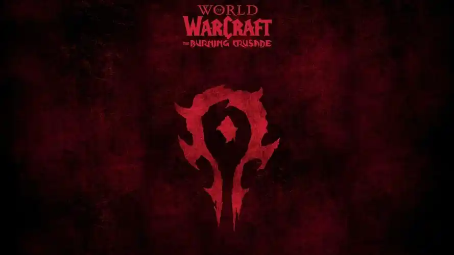 8k魔兽世界wow部落旗子战旗标志logo超高清壁纸