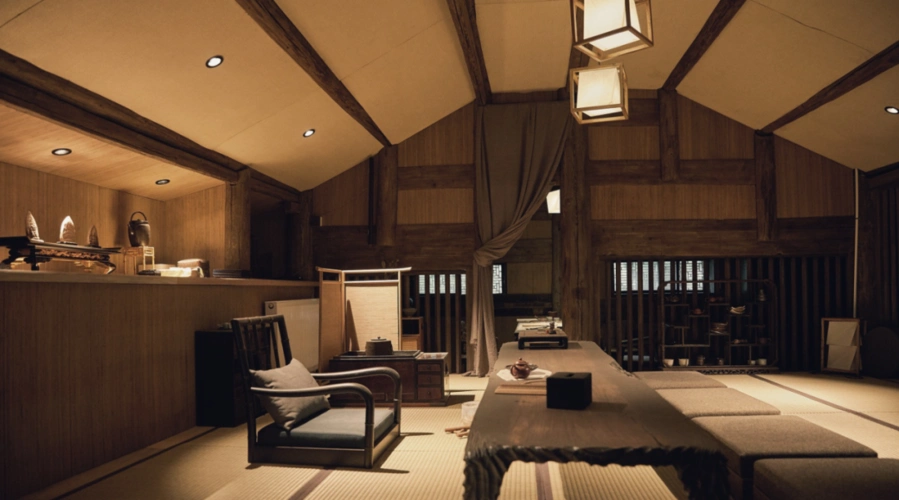 别院山川竹林深处的茶居