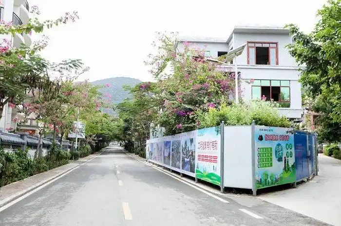 南山村景别样红描绘美丽乡村新画卷