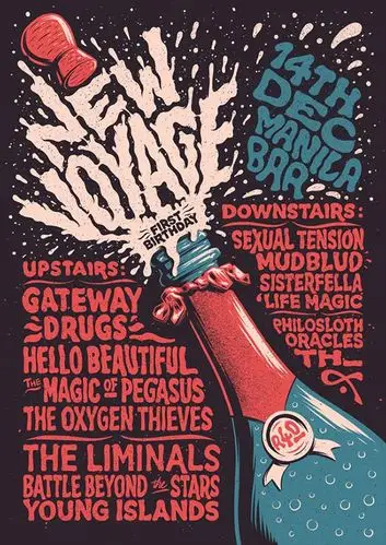 ianjepson创意字体插画海报欣赏3