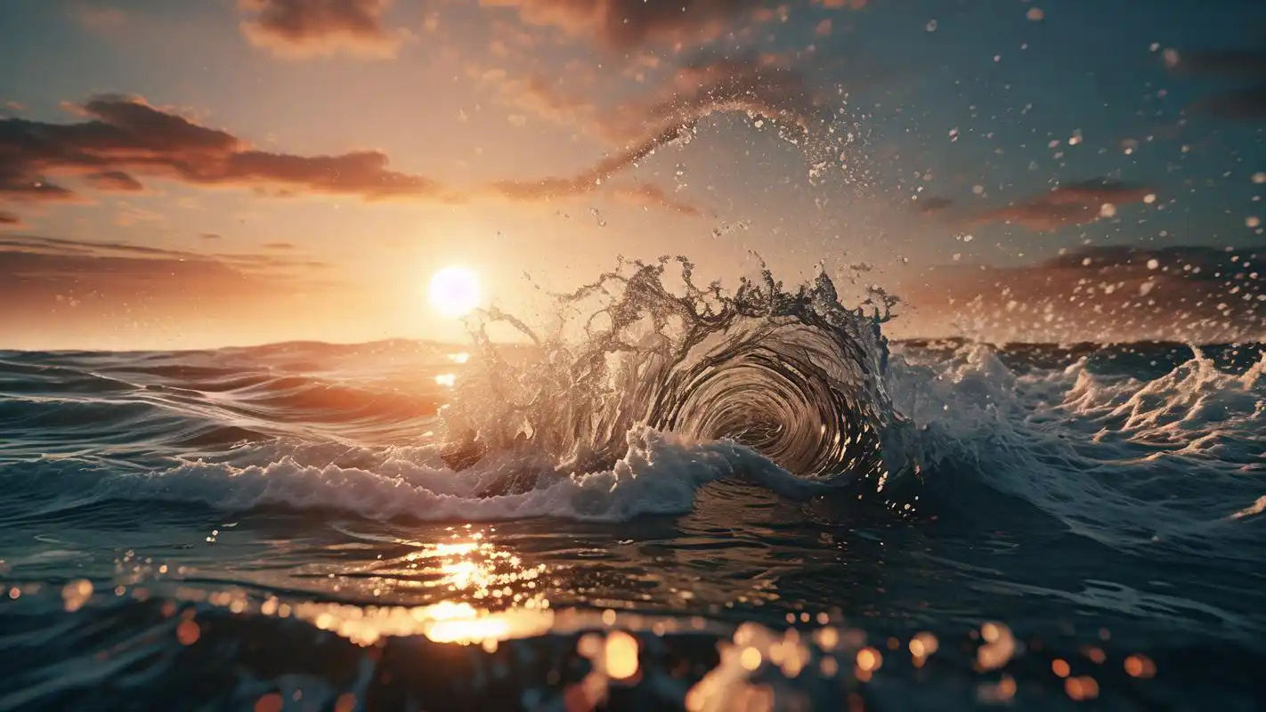 正方形海浪壁纸精选9878