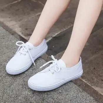 儿童帆布鞋小孩子帆布鞋儿童白布鞋幼儿园小白鞋男女童白鞋学生白色