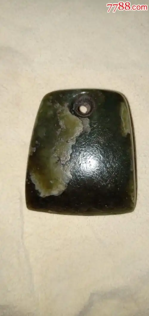 红山文化青玉石斧新石器时代石斧