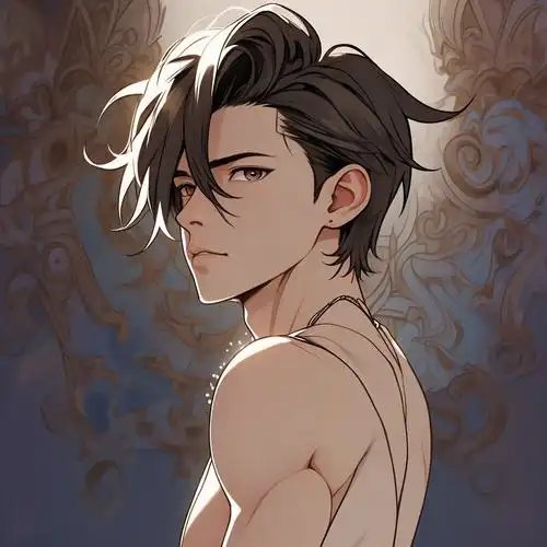 亲们,这次给大家带来的是帅哥晚背头像,漫画风格的哦!