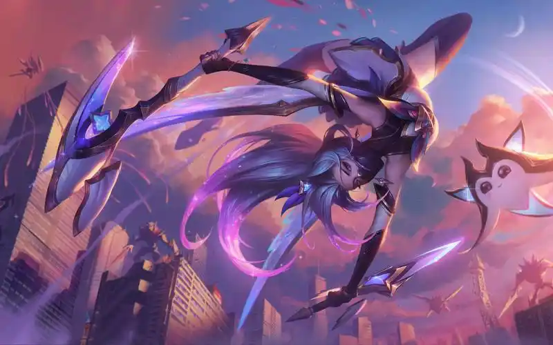 星守阿卡丽这个炫彩简直就是这个皮肤的至臻版!_哔哩哔哩bilibili_英