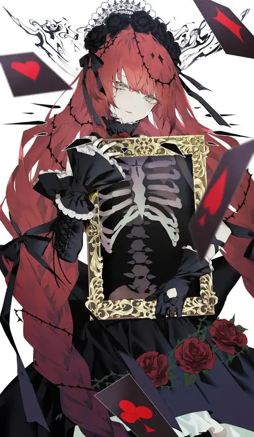 【p站画师】暗黑系的哥特少女!