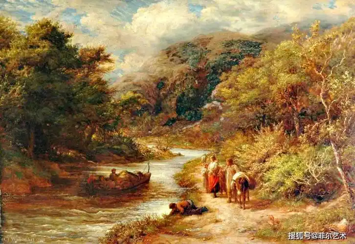 乡村的诗意视野~英国画家詹姆斯·托马斯·林内尔古典风景油画欣赏