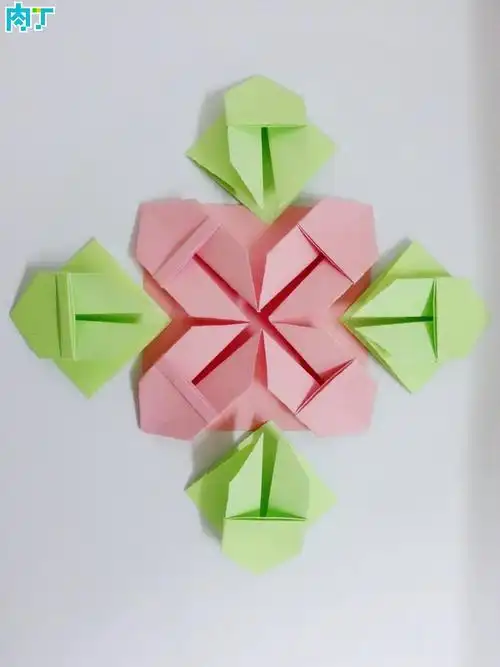 简单手工折纸花篮图解教程