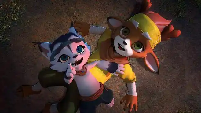 巨兵长城传:小野小时候还有这经历,偷着放烟花,把自己发射上天-动漫