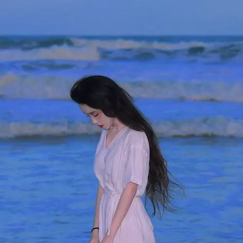 女生头像‖海边女头