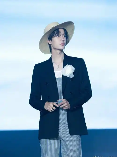 知道王一博是因为《陈情令》,真正get到他的颜是从草帽装的第一眼起