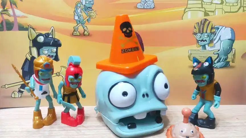 植物大战僵尸:戴帽子的大头僵尸还有其他小僵尸