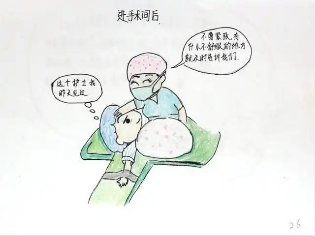 贴心!护士姐姐手绘漫画50张,缓解患者手术前紧张情绪
