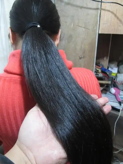 剪下美女70多厘米漂亮长发(23)