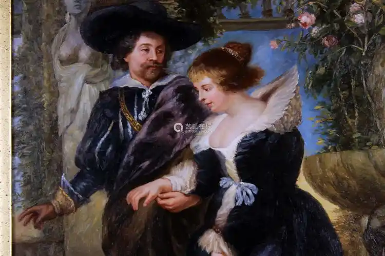 cluslies 欧洲古典人物板面油画