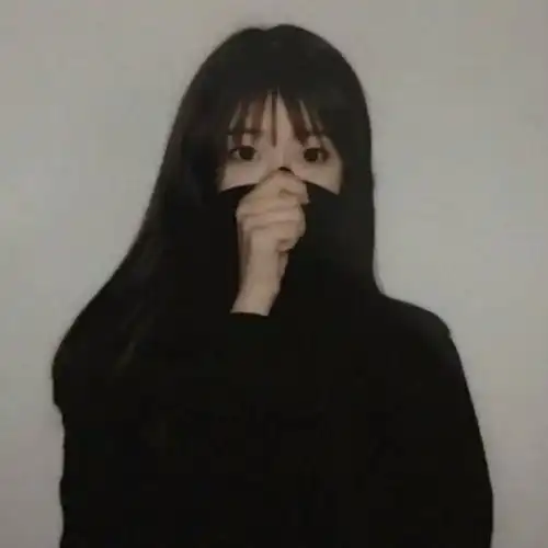 黑衣蒙面神秘爱人头像