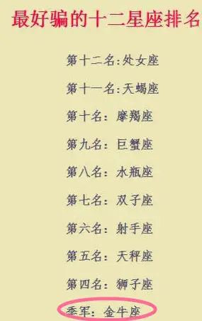 原创十二星座最会伤人星座排行声音最好听幸运颜色最好骗星座