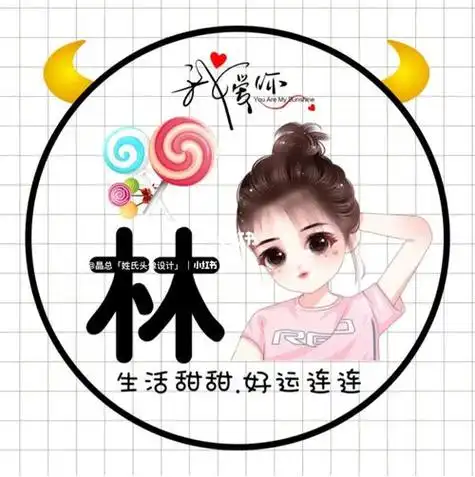 姓氏q版头像你留名我来做