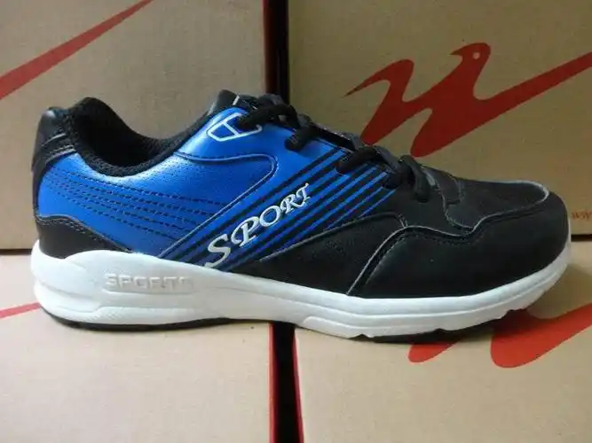 最新款正品青岛双星男款休闲鞋批发712582蓝色12双装