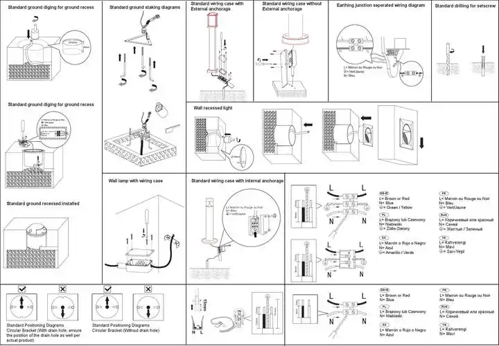 灯具安装说明图