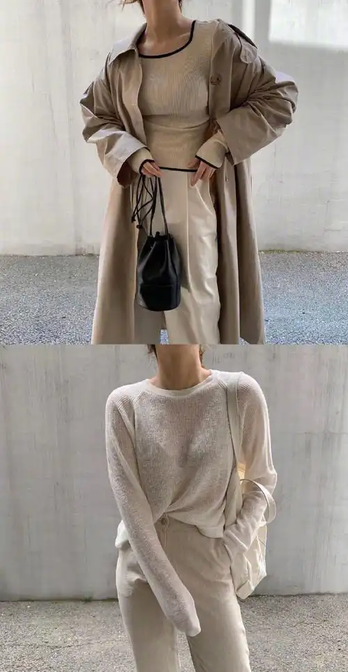 气质欧尼的早秋通勤穿搭,高级感满满 - 堆糖,美图壁纸兴趣社区