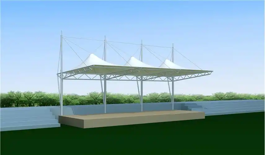 青海西宁舞台膜结构雨棚每平方价格