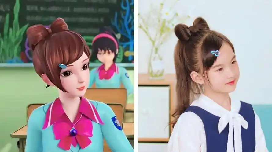 五一出游扎这款叶罗丽陈思思同款大蝴蝶结发型回头率百分百