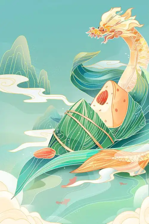 一周插画总结-新国风传统节日插画